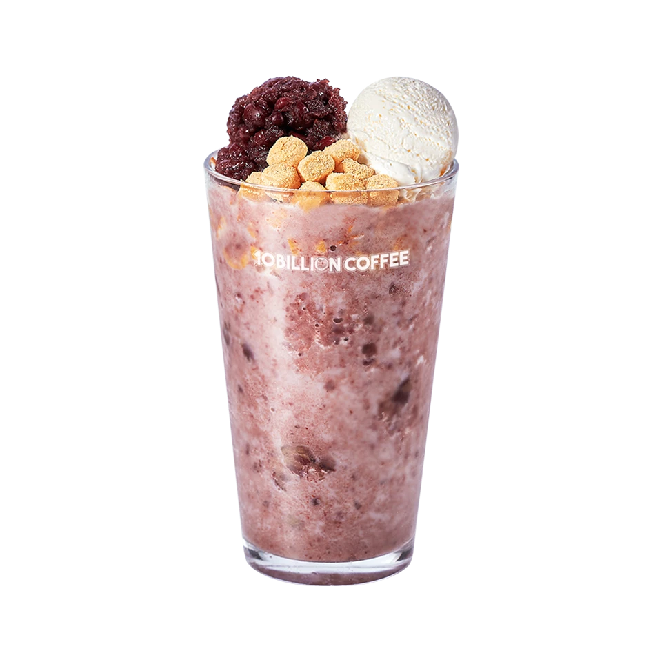 밀크 팥컵빙수