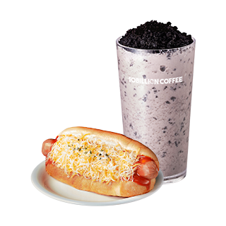 쿠앤크밀크쉐이크 핫도그 세트